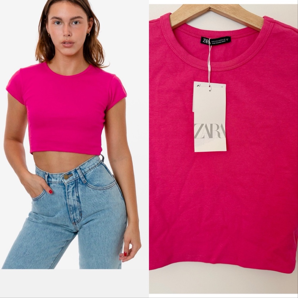 ZARA NWT crop tshirt